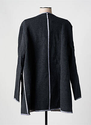 Jachete casual guler tip costum gri EVANNA femeie