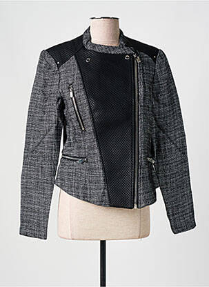 Jachete casual guler rotund negru SALSA femeie