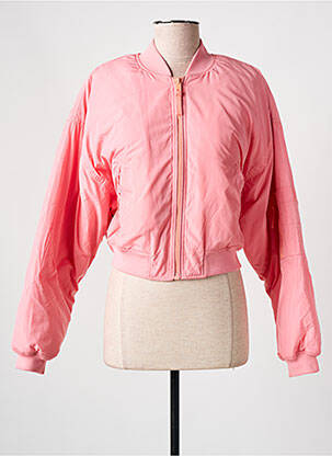 Geacă roz PEPE JEANS X DUA LIPA femeie