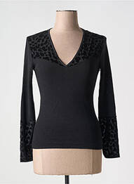 Top/caraco elasticitate negru MADIVA femme