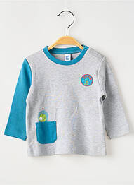 Tricou mâneci lungi mâneci lungi albastru TUC TUC garcon