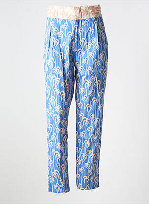 Pantalon chino buzunare talie înaltă albastru SCOTCH & SODA femeie