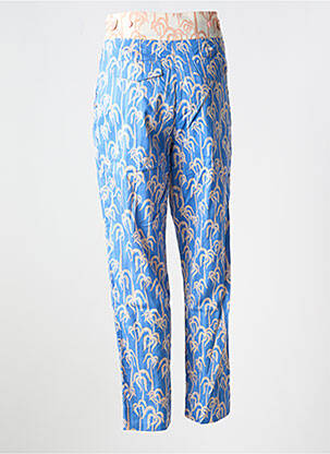 Pantalon chino buzunare talie înaltă albastru SCOTCH & SODA femeie