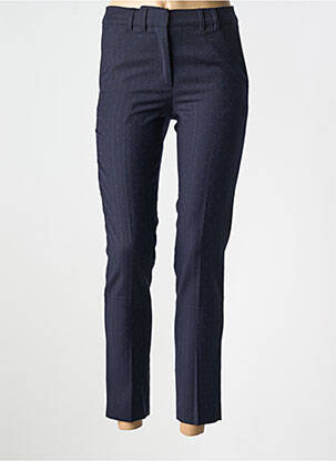 Pantalon chino închidere cu fermoar sub clapetă cu cârlig talie înaltă albastru TOMMY HILFIGER femeie
