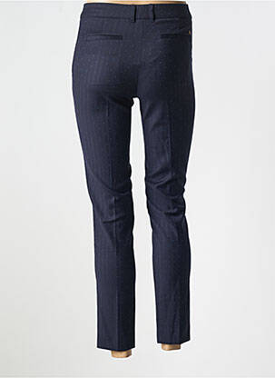 Pantalon chino închidere cu fermoar sub clapetă cu cârlig talie înaltă albastru TOMMY HILFIGER femeie