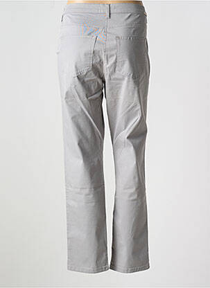 Pantalon slim țesătură poplin mărime normală gri BETTY BARCLAY femeie
