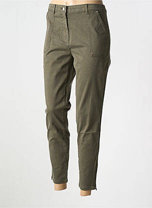 Pantalon 7/8 elasticitate mărime normală verde TOMMY HILFIGER femeie