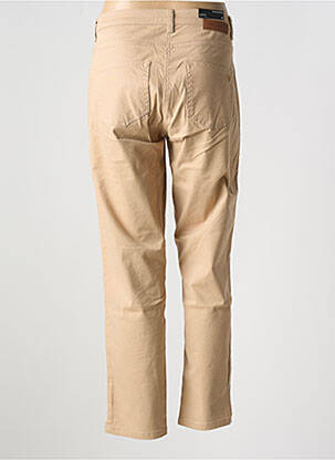 Pantalon slim țesătură poplin mărime normală bej BETTY BARCLAY femeie