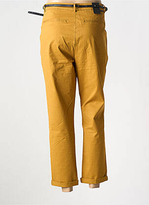Pantalon chino țesătură poplin mărime normală galben SCOTCH & SODA femeie