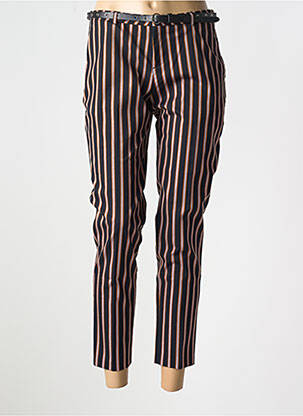 Pantalon 7/8 talie cu cleme mărime normală negru SCOTCH & SODA femeie