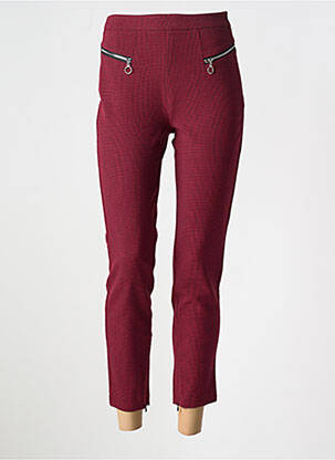 Pantalon 7/8 talie înaltă talie înaltă roșu GUESS femeie