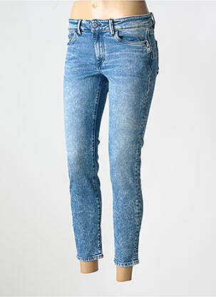 Blugi skinny elasticitate talie joasă albastru SALSA femeie