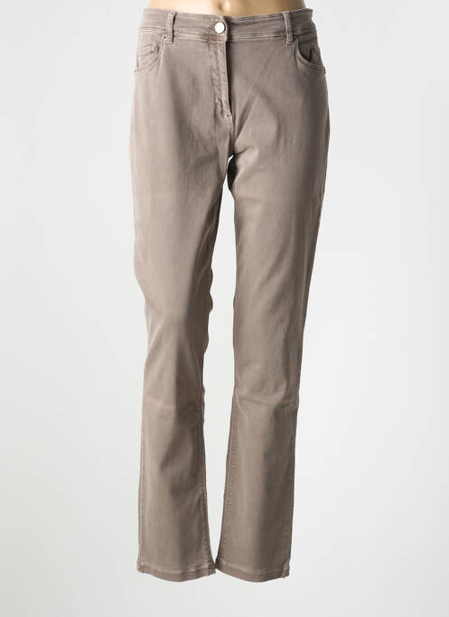 Blugi cu croială slim maro BETTY BARCLAY femeie