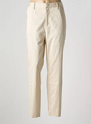 Pantalon chino țesătură poplin mărime normală bej SCOTCH & SODA femeie