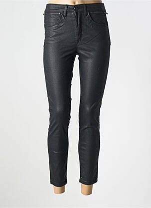 Pantalon 7/8 talie înaltă talie înaltă negru SALSA femeie