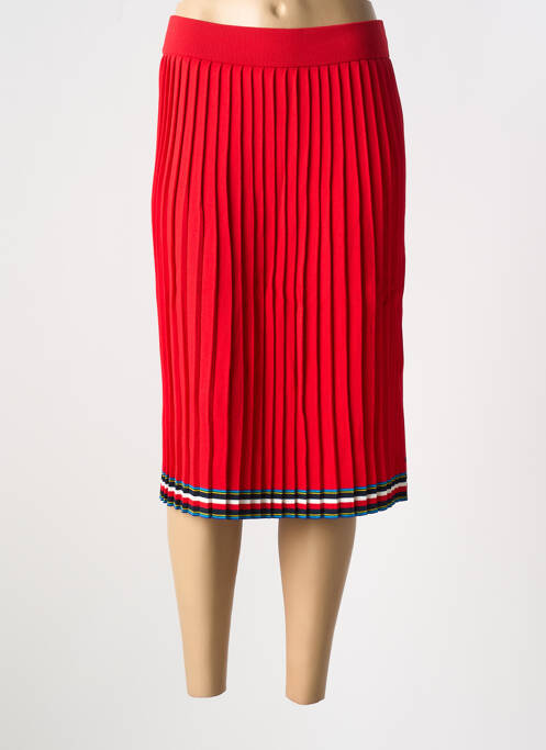 Fustă midi roșu TOMMY HILFIGER femeie