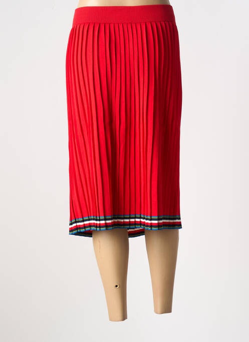 Fustă midi roșu TOMMY HILFIGER femeie