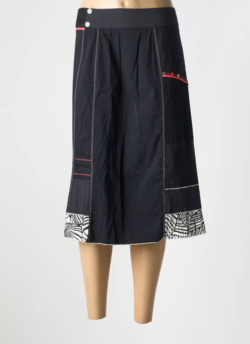 Fustă midi negru CHRISTINE LAURE femeie