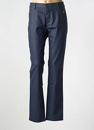 Pantalon slim albastru BRUNO SAINT HILAIRE femeie