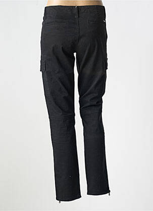 Pantalon chino țesătură poplin mărime normală negru LIU JO femeie