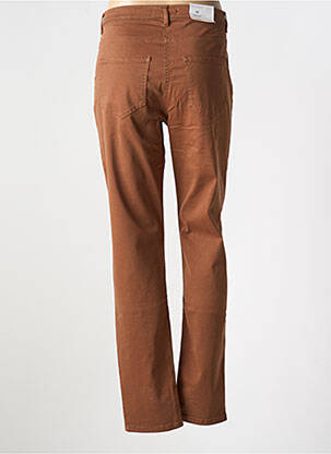 Pantalon slim țesătură poplin mărime normală maro BETTY BARCLAY femeie