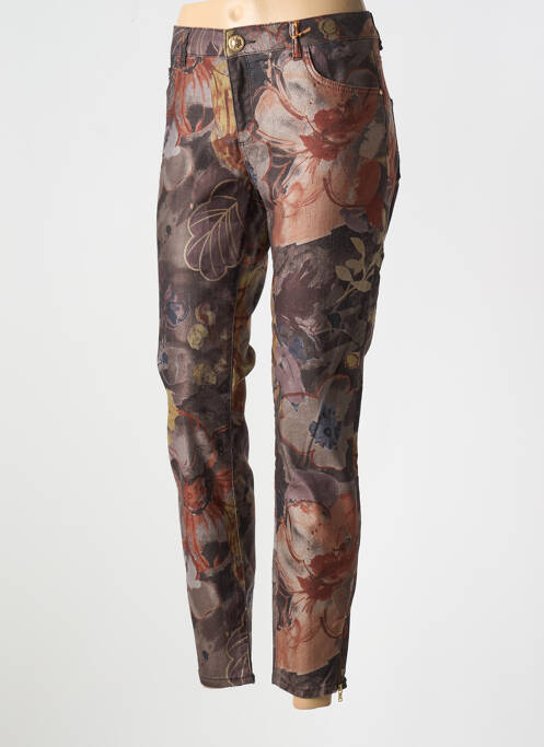 Blugi cu croială slim portocaliu MOS MOSH femeie