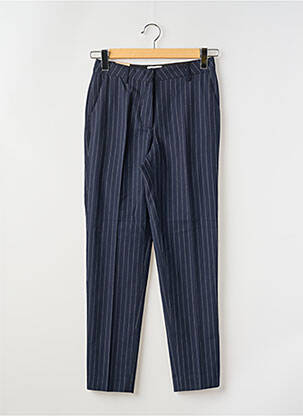 Pantalon slim țesătură poplin mărime normală albastru SCOTCH & SODA femeie