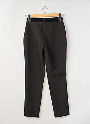 Pantalon slim țesătură poplin mărime normală negru LIU JO femeie