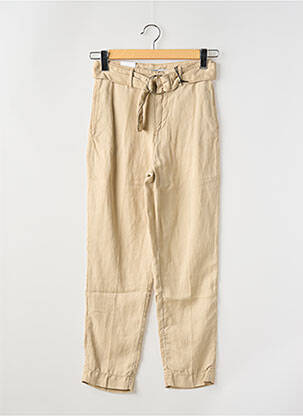 Pantalon drept bej GUESS femeie