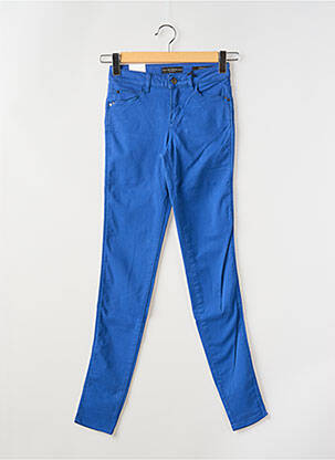 Pantalon slim albastru GUESS femeie