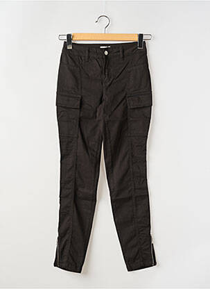 Pantalon chino țesătură poplin mărime normală negru LIU JO femeie