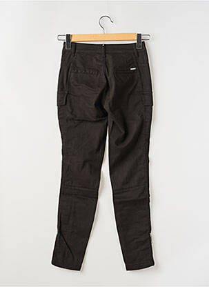 Pantalon chino țesătură poplin mărime normală negru LIU JO femeie