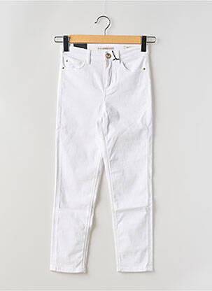 Blugi cu croială slim alb GUESS femeie