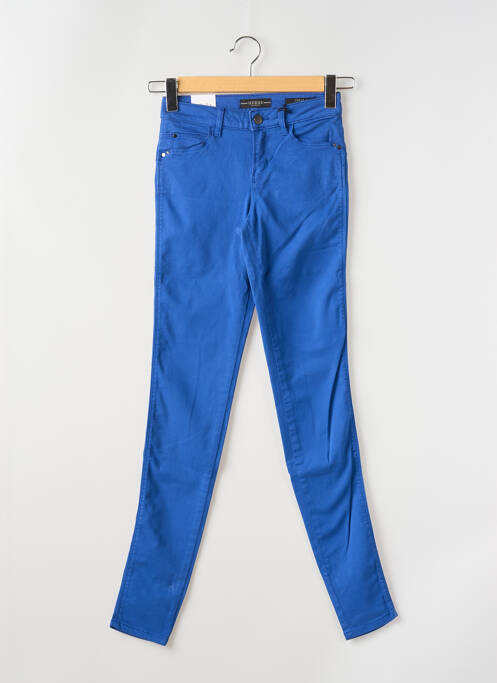Pantalon slim albastru GUESS femeie