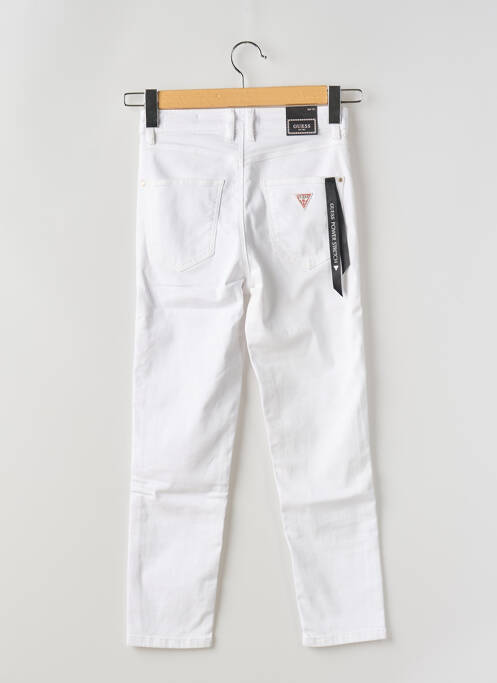 Blugi cu croială slim alb GUESS femeie