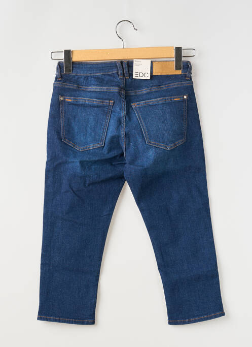 Pantalon trei sferturi albastru EDC BY ESPRIT femeie