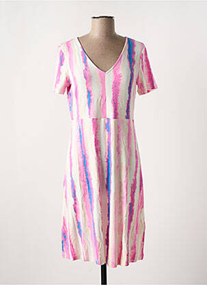 Rochie midi roz TOM TAILOR femeie