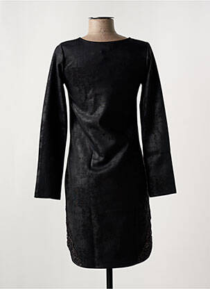 Rochie scurtă mâneci lungi mâneci lungi negru SUGGEST femeie