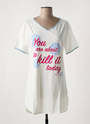 Cămașă de noapte alb DESIGUAL femeie