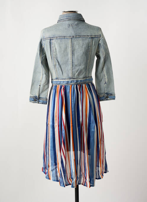 Rochie midi albastru DESIGUAL femeie