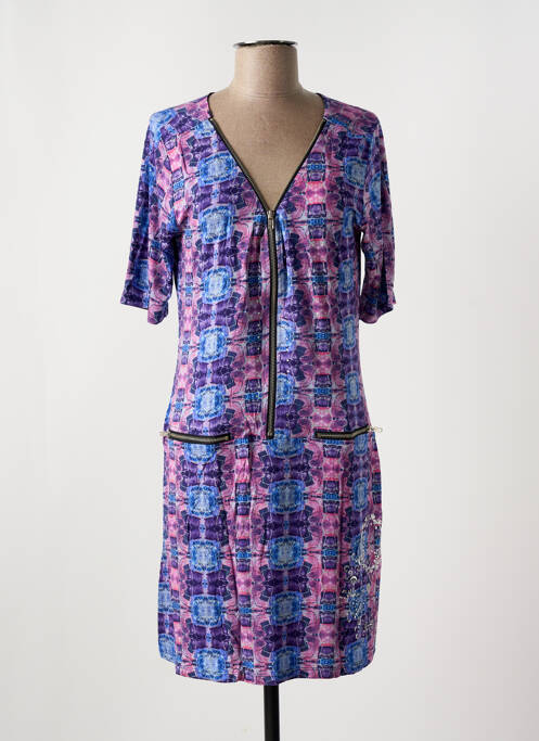 Rochie midi violet DESIGUAL femeie