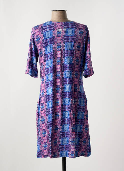 Rochie midi violet DESIGUAL femeie