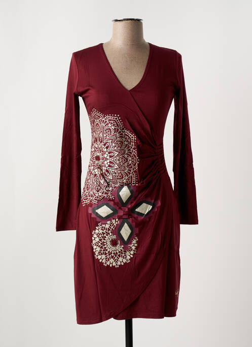 Rochie midi roșu DESIGUAL femeie