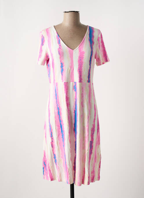 Rochie midi roz TOM TAILOR femeie