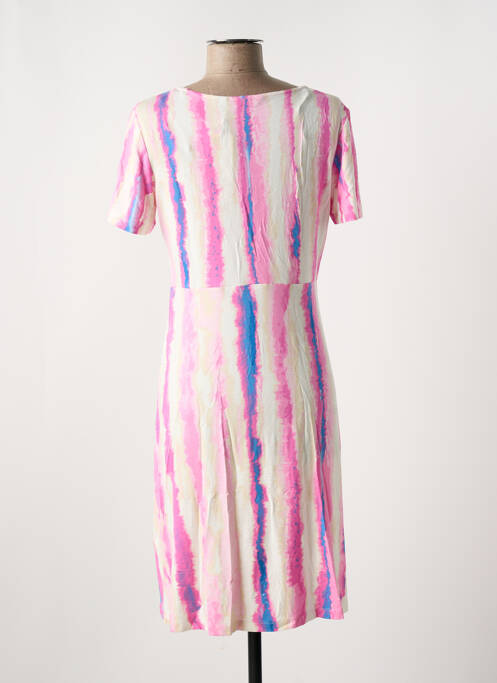 Rochie midi roz TOM TAILOR femeie