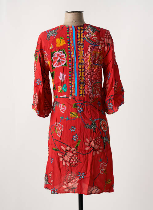 Rochie midi roșu DESIGUAL femeie