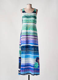 Rochie lungă fără mâneci fără mâneci verde DESIGUAL femme