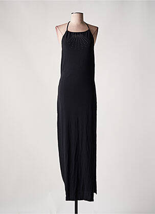 Rochie lungă fără mâneci fără mâneci negru LISE CHARMEL femeie