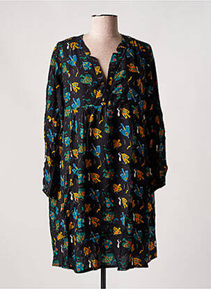 Rochie scurtă mâneci lungi mâneci lungi negru PAKO LITTO femeie