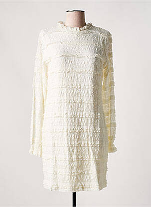 Rochie scurtă alb DESIGUAL femeie